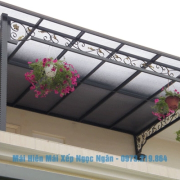 Mái Hiên Đẹp Kết Hợp Sắt Mỹ Thuật